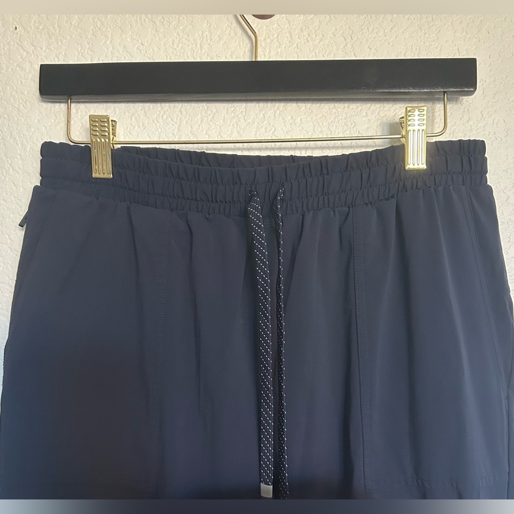 FLABETICS Men’s Navy Blue Drawstring Jogger Pants Lightweight Athletic - Picture 2 of 12